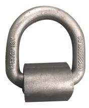 Heavy Duty D Rings And Trailer Safety Chain With S-Hook & Safety Latch